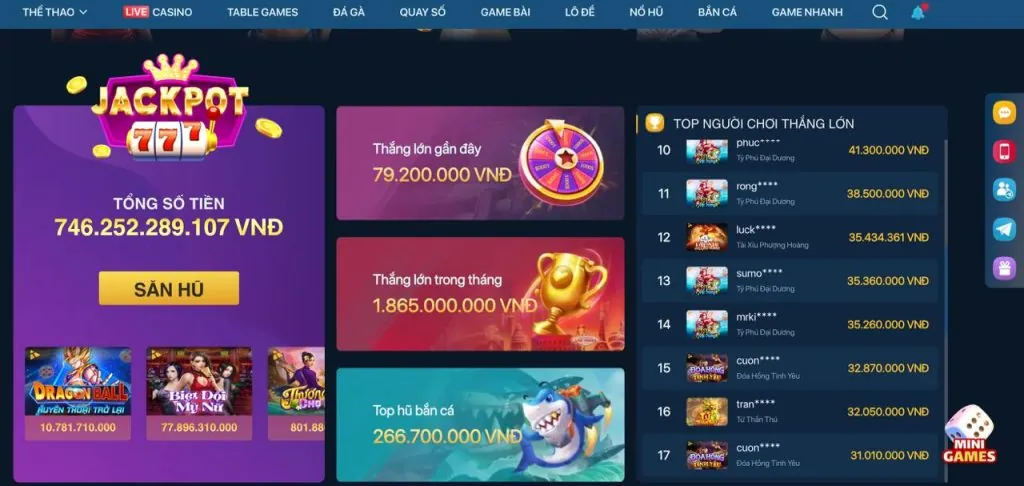 Hoàn trả tiền thua cược hàng tuần